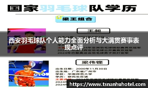西安羽毛球队个人能力全面分析与大满贯赛事表现点评